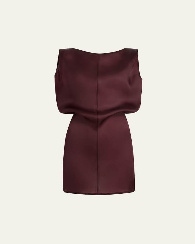 Toma Sleeveless Silk Mini Dress